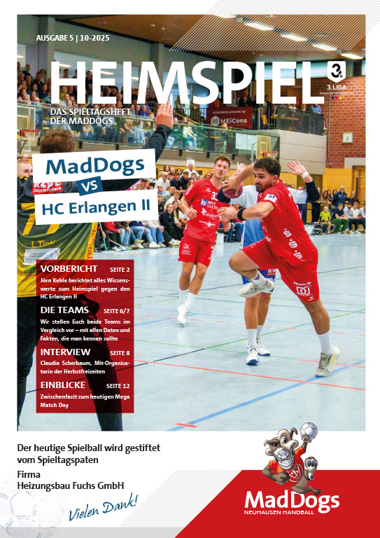 Das Spielheft zum aktuellen Heimspiel