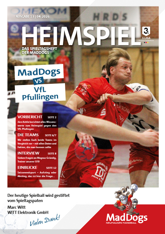 Das Spielheft zum aktuellen Heimspiel